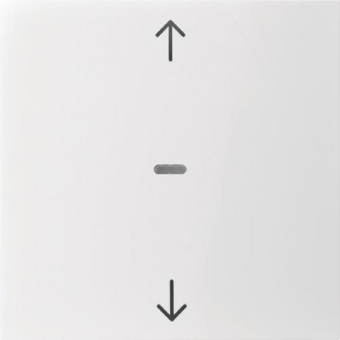 Μετώπη Μπουτόν KNX 1 Πλήκτρου Ρολών Λευκό S.1/B.x BERKER