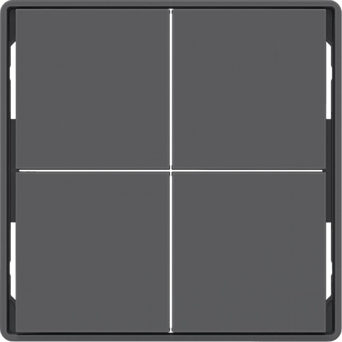 Μετώπη Bus Coupler KNX 2 Πλήκτρων Ανθρακί Q.x BERKER