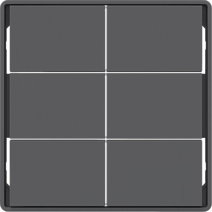 Μετώπη Bus Coupler KNX 3 Πλήκτρων Ανθρακί Q.x BERKER