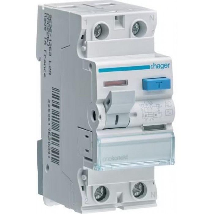Ρελέ Διαρροής AC 2P 80A 100mA CEC580Z HAGER