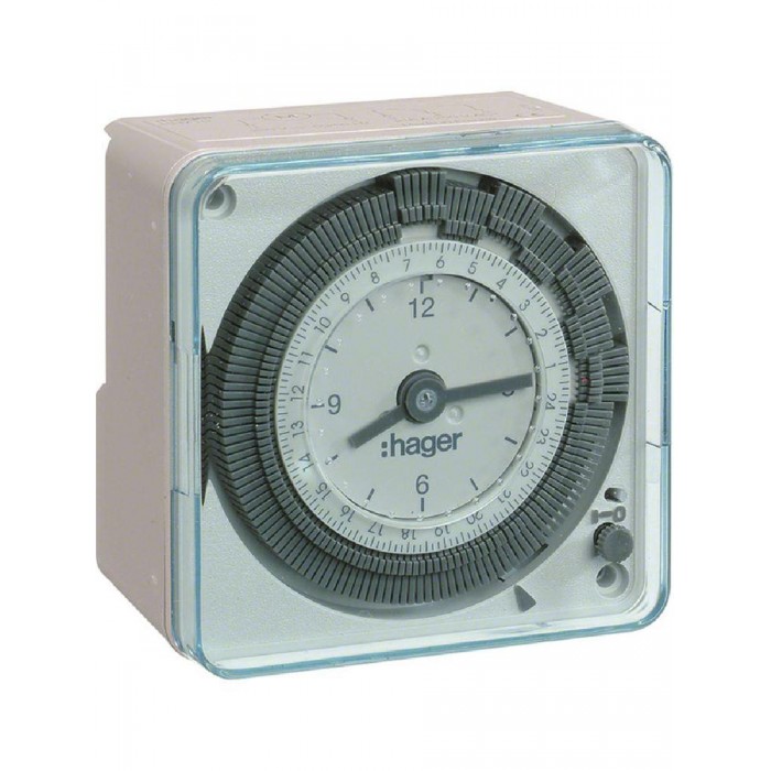 Χρονοδιακόπτης Ημερήσιος Με Εφεδρία 48V DC EH716 HAGER