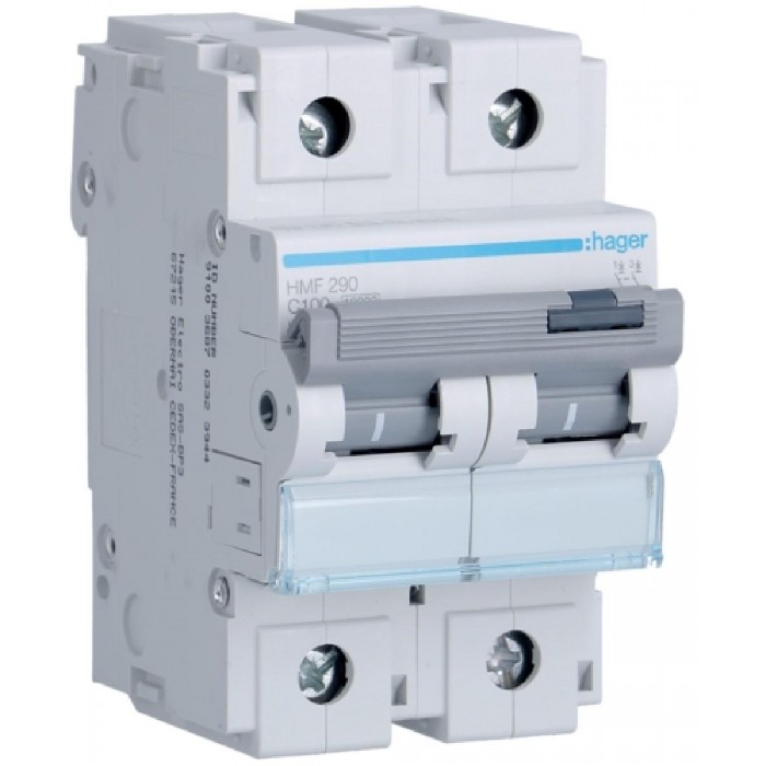 Αυτόματη Ασφάλεια 2P C 100A 10kA HMF290 HAGER