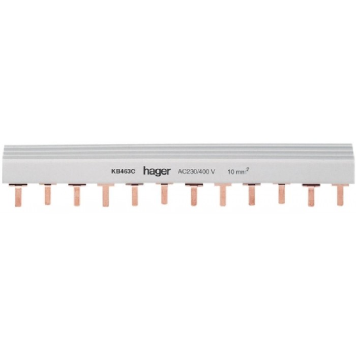 Μπάρα Γεφύρωσης Περονωτή 4P 63A 24 Συνδέσεις  KB463C HAGER