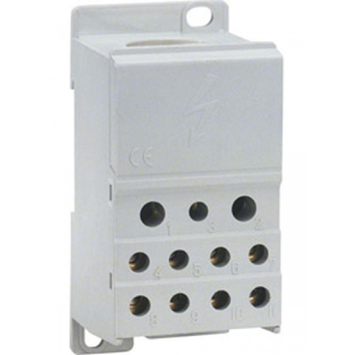 Μπλόκ Διανομής Ράγας 1P 250A KJ02A HAGER