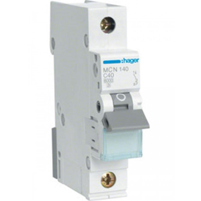 Αυτόματη Ασφάλεια 1P C 40A 6kA MCN140 HAGER