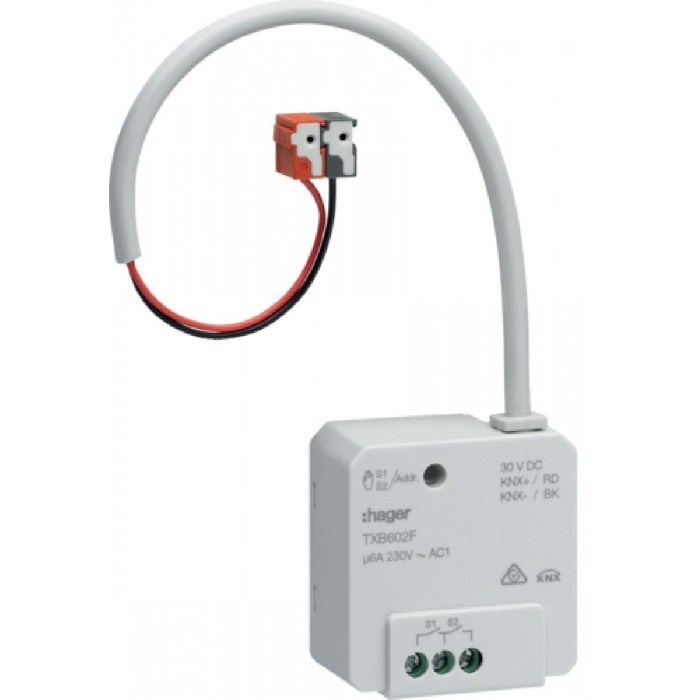 Ενεργοποιητής Φωτισμού easy KNX 2 Εξόδων TXB602F HAGER
