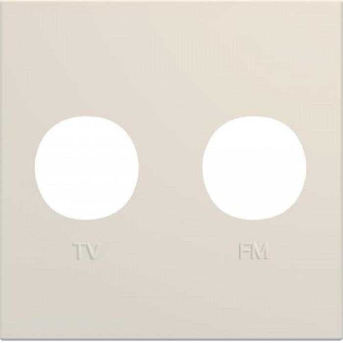 Μετώπη Πρίζας TV-RD 2 Στοιχείων Ιβουαρ WXD253D HAGER