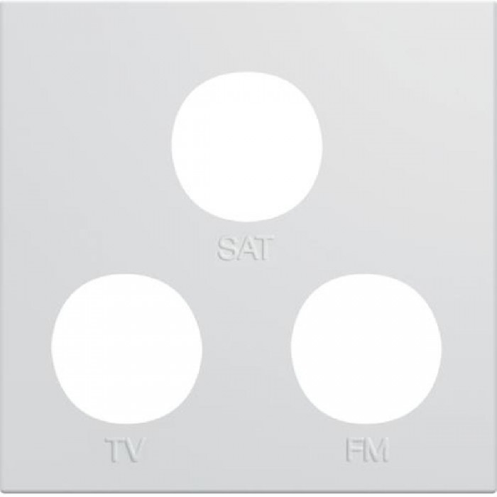 Μετώπη Πρίζας TV-RD-SAT 2 Στοιχείων Λευκό WXD256B HAGER