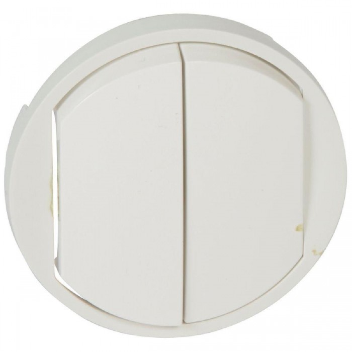 Μετώπη 2 Πλήκτρων Λευκό Celiane™ 068002 LEGRAND
