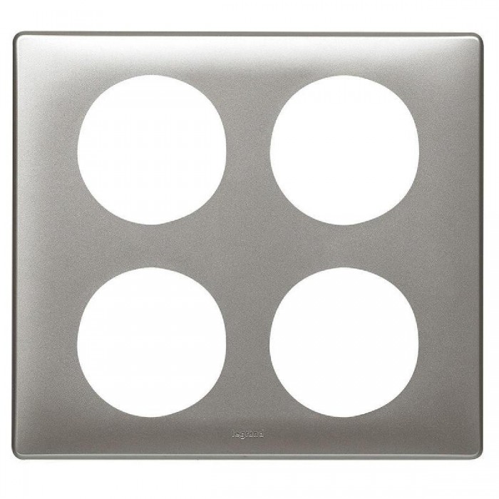 Πλαίσιο 4 Θέσεων 2 Σειρών Anodized Τιτάνιο Celiane™ 068968 LEGRAND
