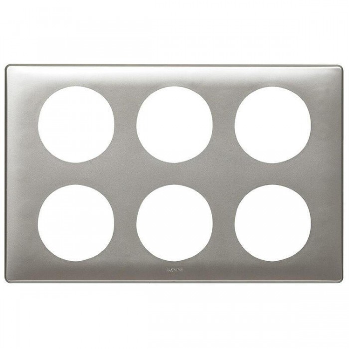 Πλαίσιο 6 Θέσεων Anodized Τιτάνιο Celiane™ 068969 LEGRAND
