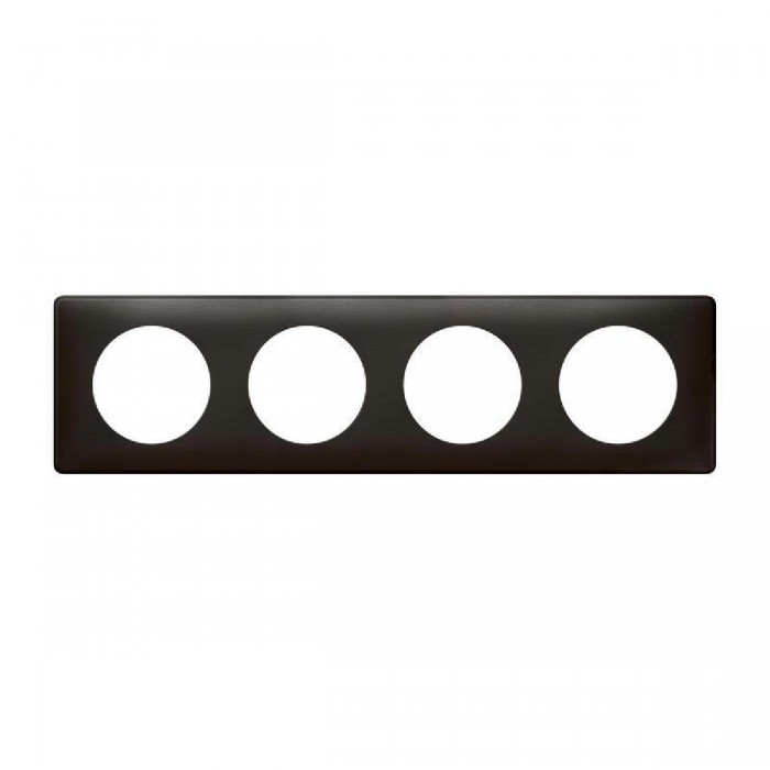 Πλαίσιο 4 Θέσεων Anodized Carbon Celiane™ 068984 LEGRAND