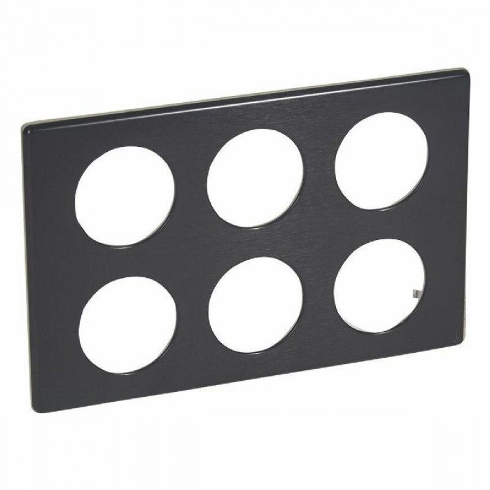 Πλαίσιο 6 Θέσεων Anodized Carbon Celiane™ 068990 LEGRAND