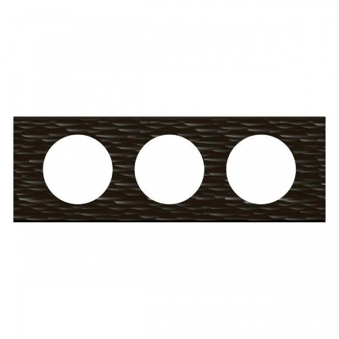 Πλαίσιο 3 Θέσεων Materials Μαύρο Corian Celiane™ 069023 LEGRAND