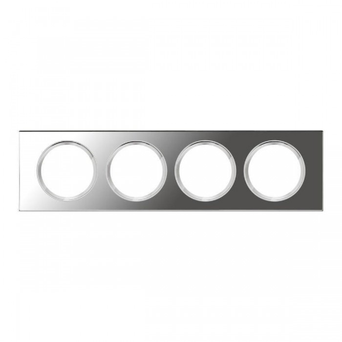 Πλαίσιο 4 Θέσεων Materials Mirror Γυαλί Celiane™ 069124 LEGRAND