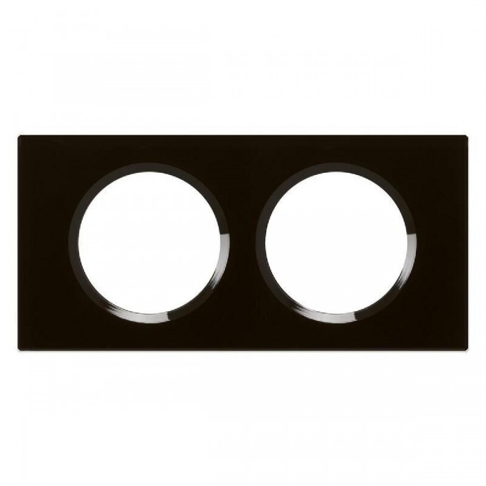 Πλαίσιο 2 Θέσεων Materials Γραφίτης Γυαλί Celiane™ 069302 LEGRAND
