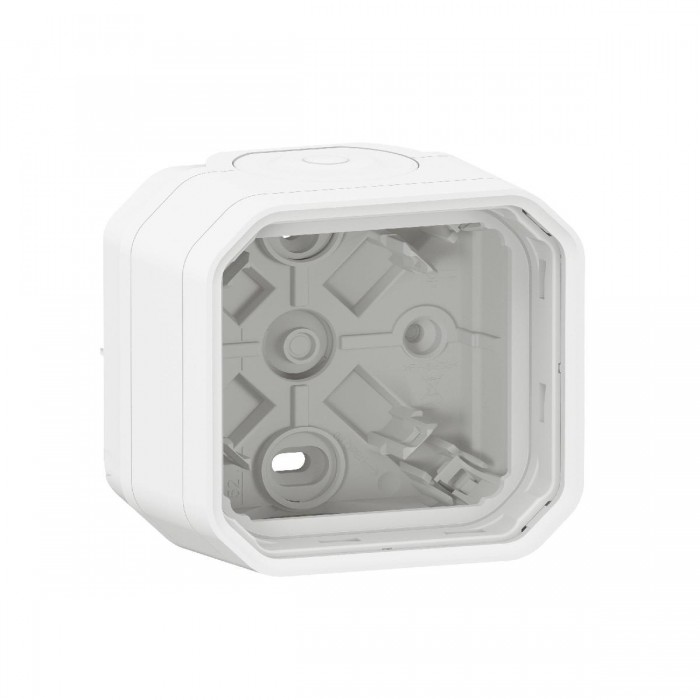 Κουτί 1 Θέσης Επίτοιχο Λευκό Plexo 069689L LEGRAND