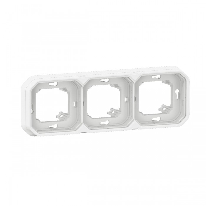 Πλαίσιο 3 Θέσεων Χωνευτό Λευκό Plexo 069698L LEGRAND