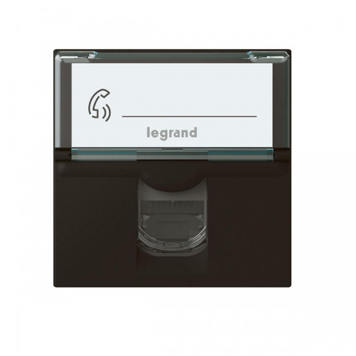 Πριζα Δικτύου RJ45 Cat.6 FTP 2 Στοιχείων Μαύρο Mosaic™ 079165L LEGRAND