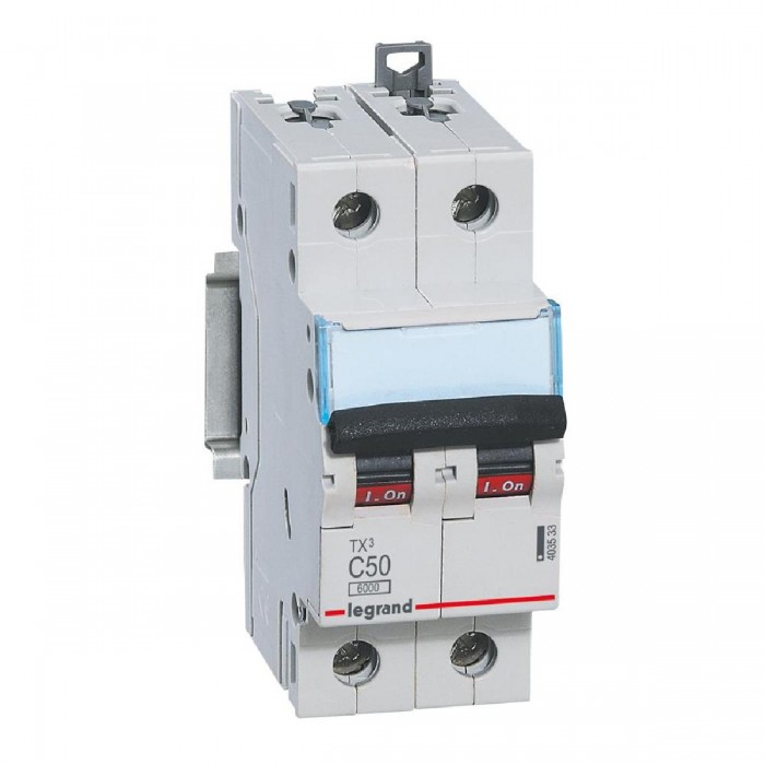 Αυτόματη Ασφάλεια 1P+N C 10A 6kA TX3 403457 LEGRAND