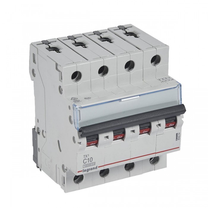 Αυτόματη Ασφάλεια 4P C 10A 10kA 404254 LEGRAND