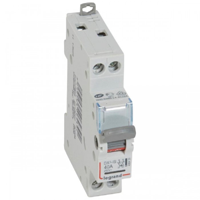 Διακόπτης Ράγας 2P 40Α Με Ένδειξη 406439 LEGRAND