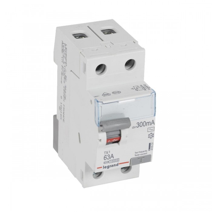 Ρελέ Διαρροής AC 2P 63A 300mA 411531 LEGRAND