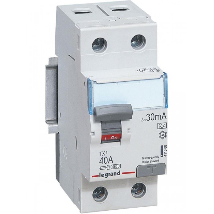 Ρελέ Διαρροής A 2P 40A 30mA 411560 LEGRAND