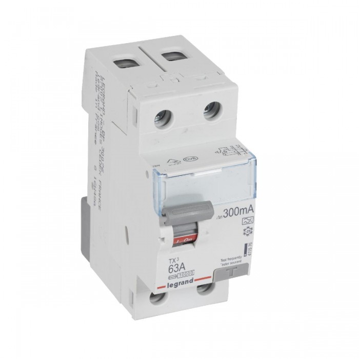 Ρελέ Διαρροής A 2P 63A 300mA 411576 LEGRAND
