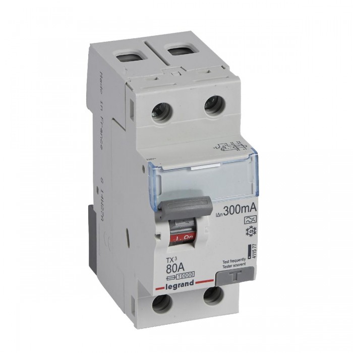 Ρελέ Διαρροής A 2P 80A 300mA 411577 LEGRAND