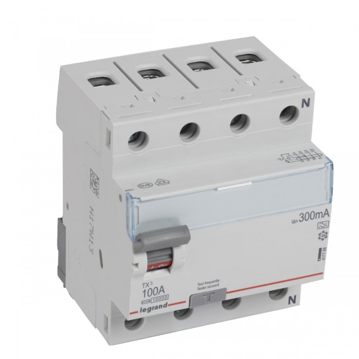 Ρελέ Διαρροής A 4P 100A 300mA 411788 LEGRAND