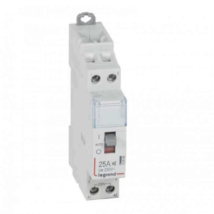 Ρελέ Ισχύος Ράγας 2P 25A 2NO 230V Αθόρυβος 412558 LEGRAND