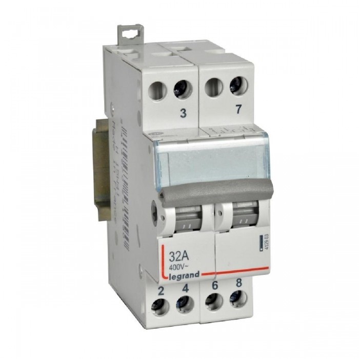 Διακόπτης Ράγας Μεταγωγικός 2P 32Α 412903 LEGRAND