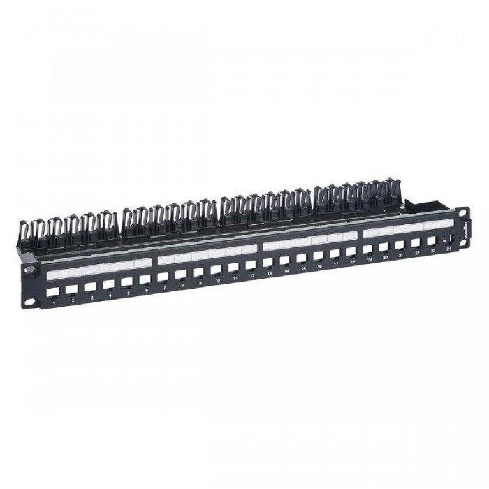 Patch Panel 1U Κενό 24 Θέσεων Keystone 632850 LEGRAND