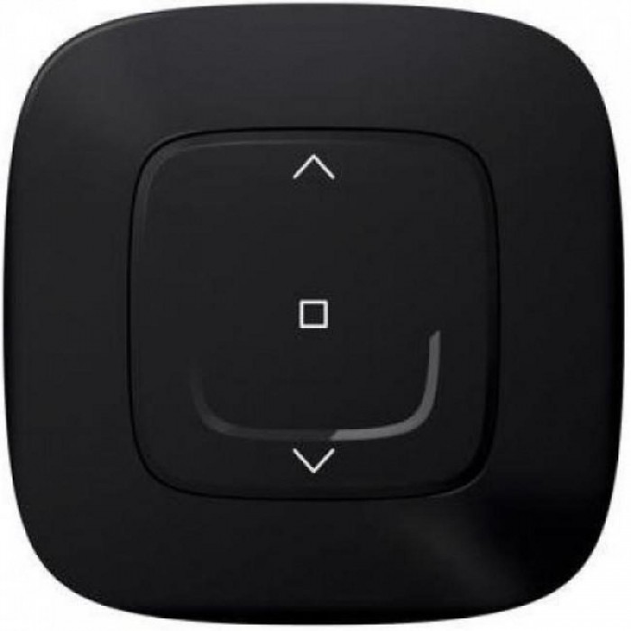Ενσύρματος Διακόπτης Ρολών Μαύρο 752890A Valena Allure with Netatmo®