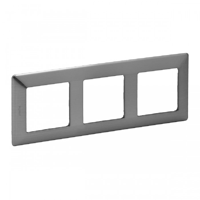 Πλαίσιο 3 Θέσεων Inox Style Valena™  Life 754153 LEGRAND