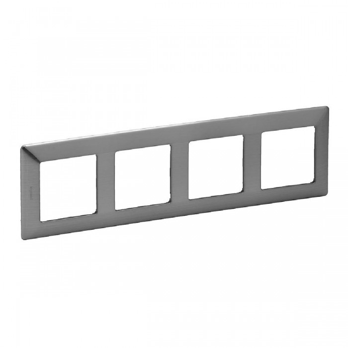 Πλαίσιο 4 Θέσεων Inox Style Valena™  Life 754154 LEGRAND