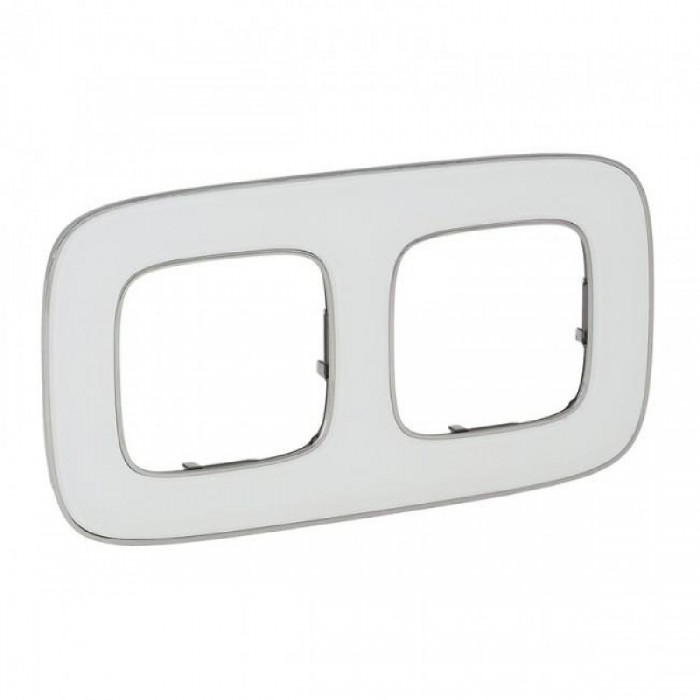 Πλαίσιο 2 Θέσεων Mirror Λευκό Valena™Allure 754422 LEGRAND