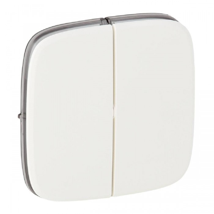 Μετώπη 2 πλήκτρων Λευκό Valena™Allure 755025 LEGRAND