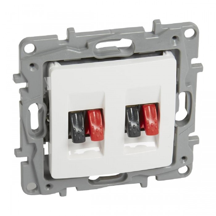 Πρίζα Ηχείων 2 εξόδων Λευκό Niloe™ 764581 LEGRAND