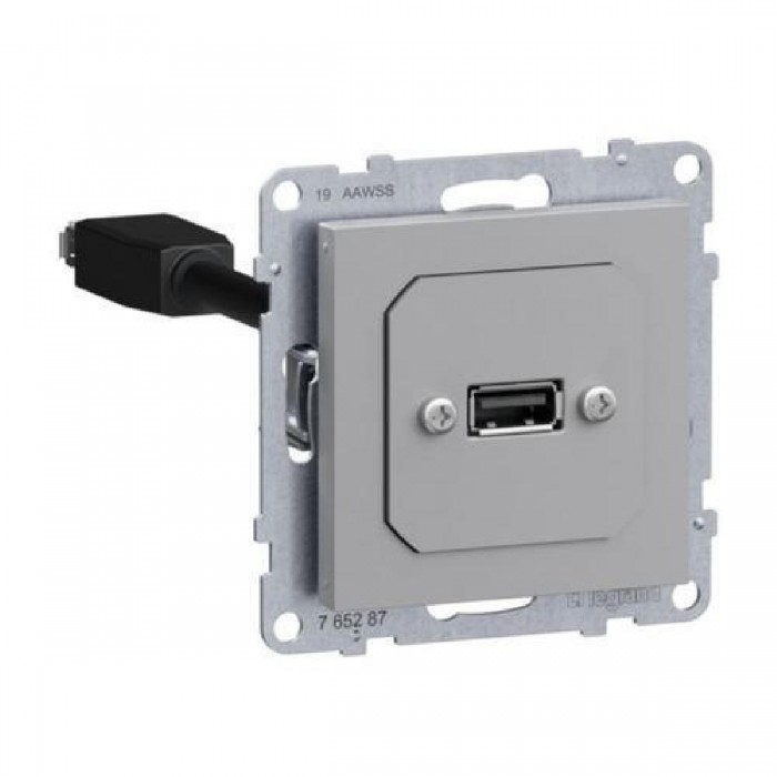 Μηχανισμός Πρίζας USB Αλουμίνιο Seano™ 765287 LEGRAND