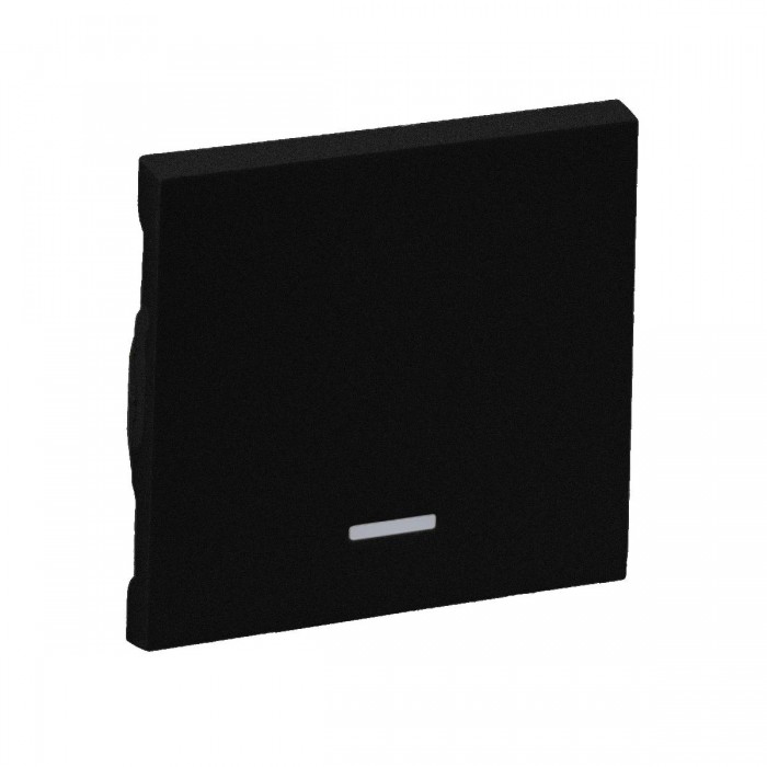 Μετώπη 1 Πλήκτρου Φωτεινής Λειτουργίας Μαύρο Seano™ 765307 LEGRAND