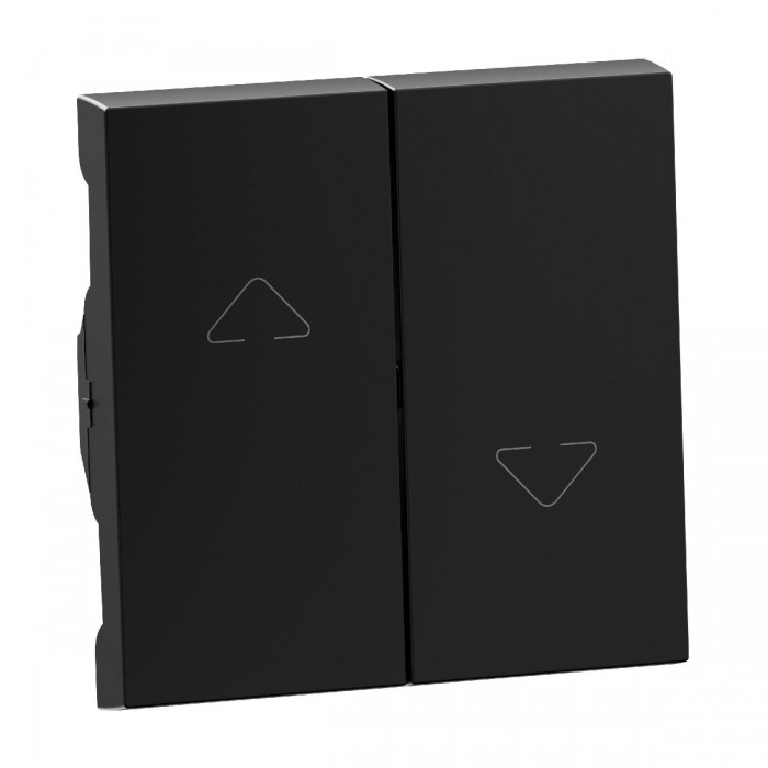 Μετώπη 2 Πλήκτρων Ρολών Μαύρο Seano™ 765347 LEGRAND