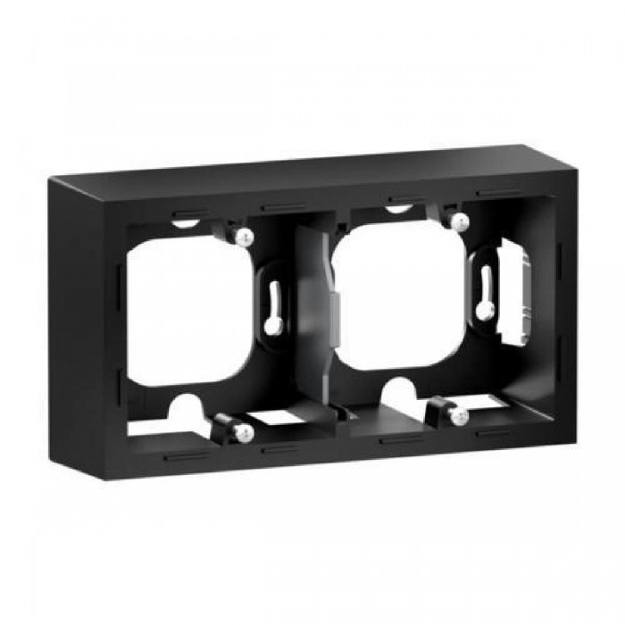 Κουτί Επίτοιχης Τοποθέτησης 2 Θέσεων Μαύρο Seano™ 765399 LEGRAND