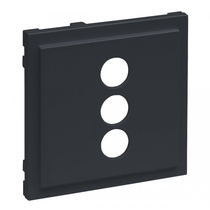 Μετώπη Πρίζας 3RCA Ανθρακί Seano™ 765486 LEGRAND