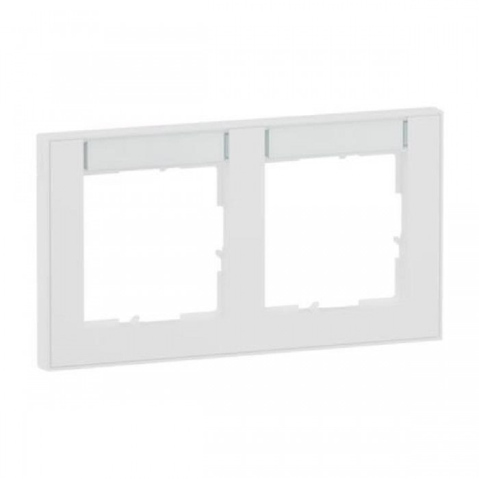 Πλαίσιο 2 Θέσεων Με Ετικέτα Λευκό Seano™ 765892 LEGRAND