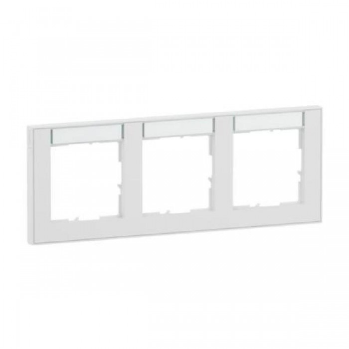 Πλαίσιο 3 Θέσεων Με Ετικέτα Λευκό Seano™ 765893 LEGRAND