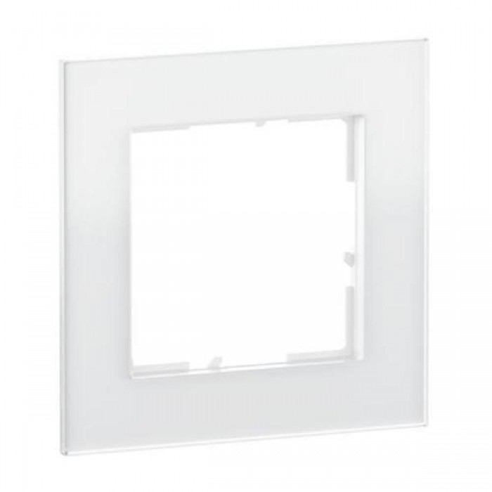 Πλαίσιο 1 Θέσης White Glass Seano™ 766101 LEGRAND
