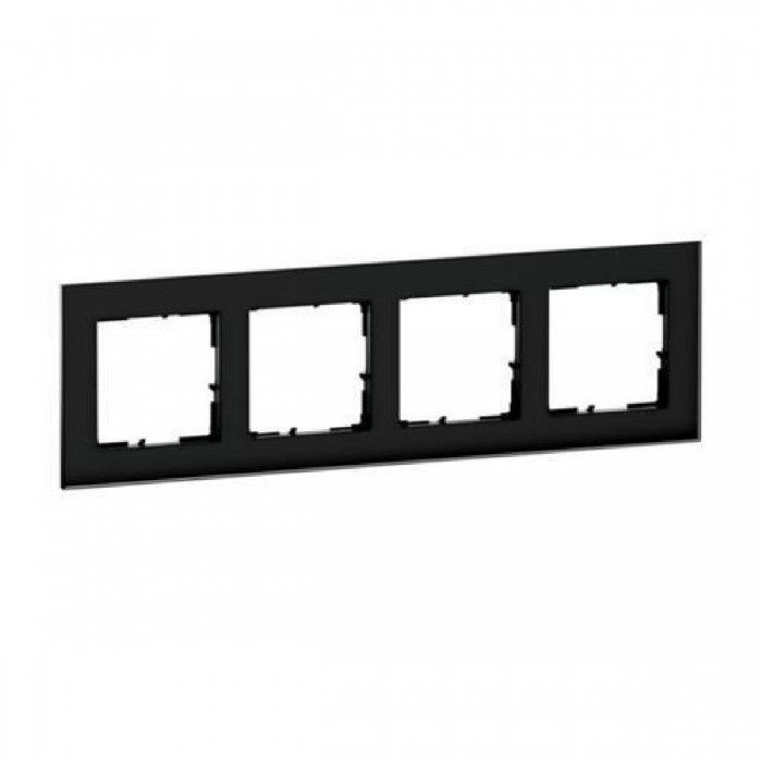 Πλαίσιο 4 Θέσεων Smoked Glass Seano™ 766114 LEGRAND