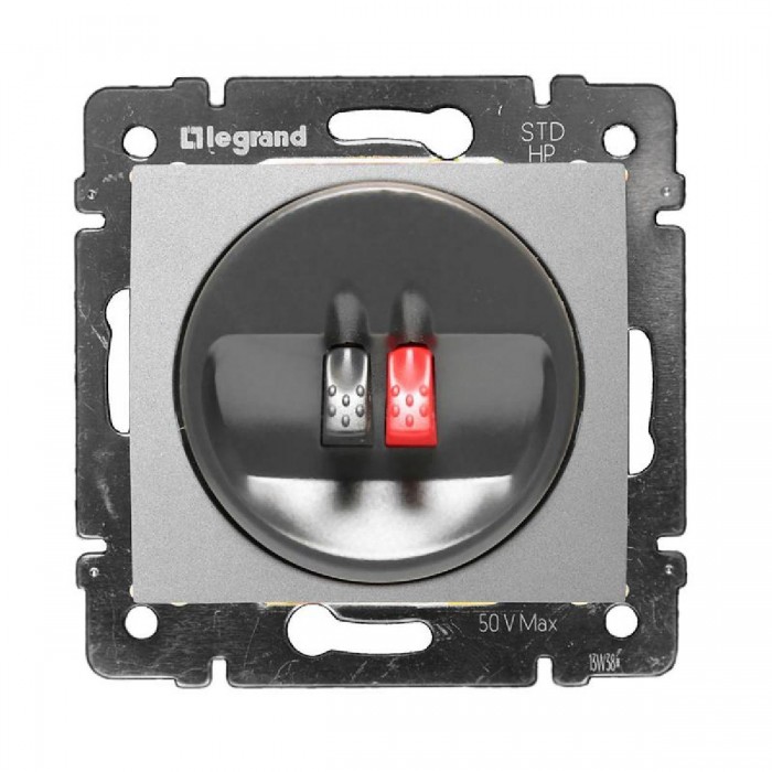 Πρίζα Ηχείων 1 Εξόδου Αλουμίνιο Valena™ 770223 LEGRAND